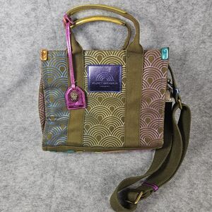 Kurt Geiger London Southbank Ombre Rainbow Print Tote Purse Designer READ